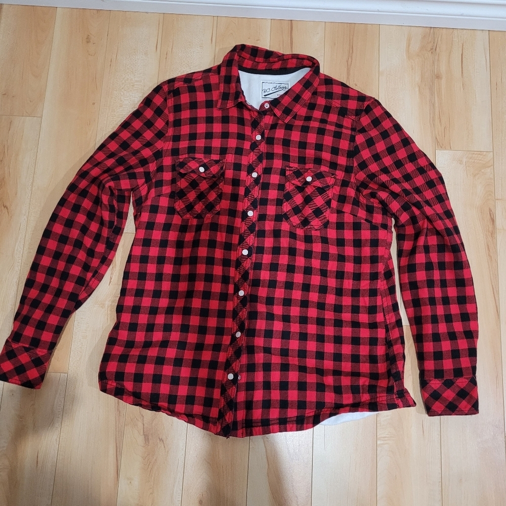 BC Clothing women's size large fleece lined sweater/jacket
